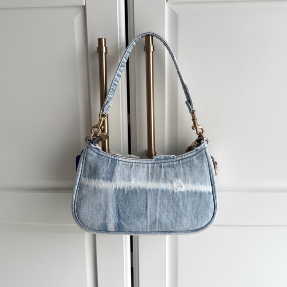Coach Teri In Loved Denim With Charms Bag - Picture 4 of 17